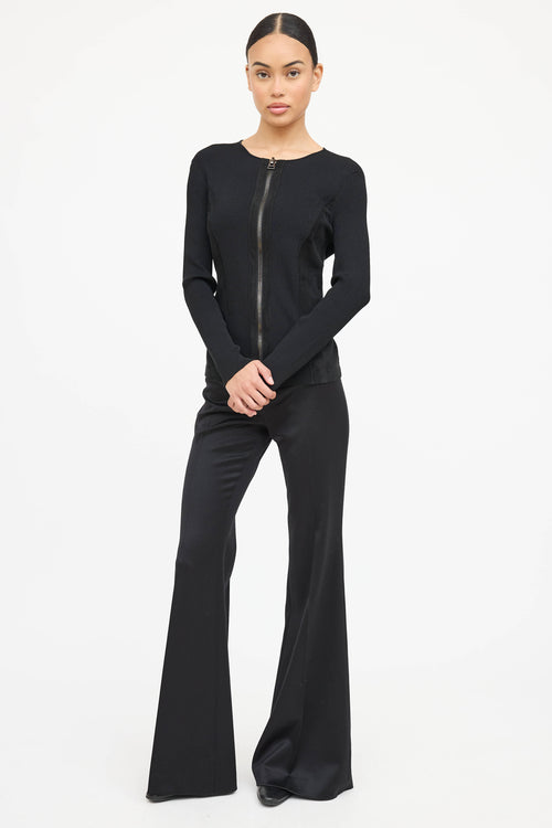 Tom Ford Rib Knit Zip Top