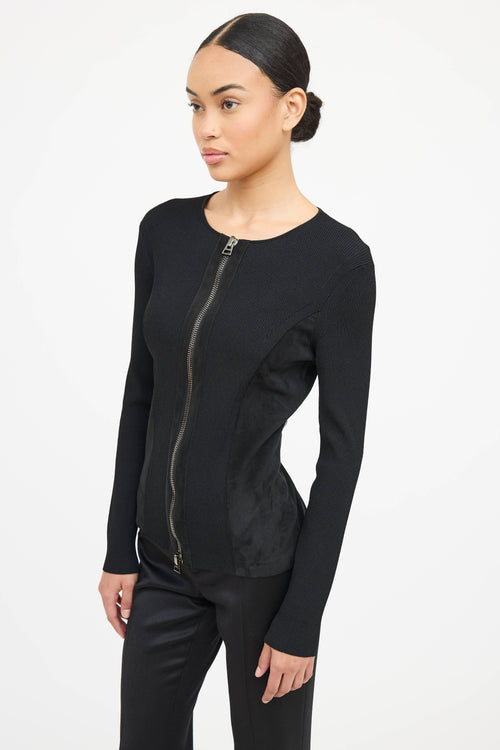 Tom Ford Rib Knit Zip Top