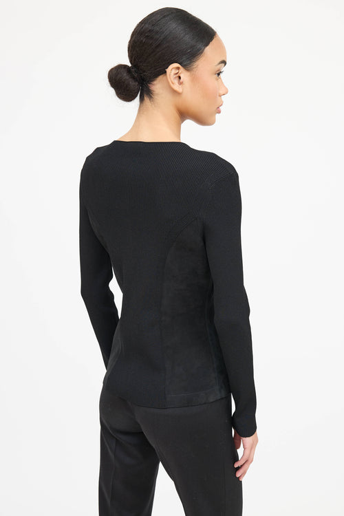 Tom Ford Rib Knit Zip Top