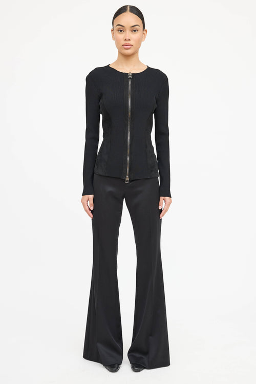 Tom Ford Rib Knit Zip Top