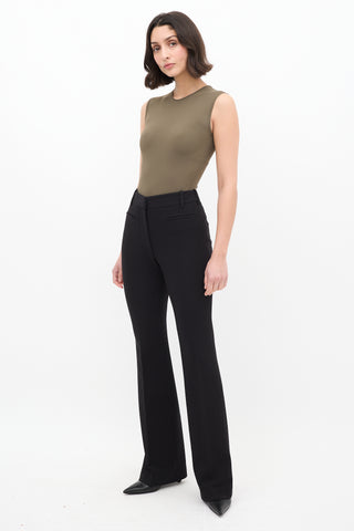 Tom Ford Black Straight Leg Trouser