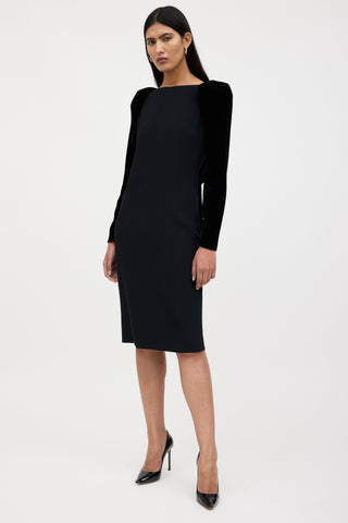 Tom Ford Velvet Padded Dress