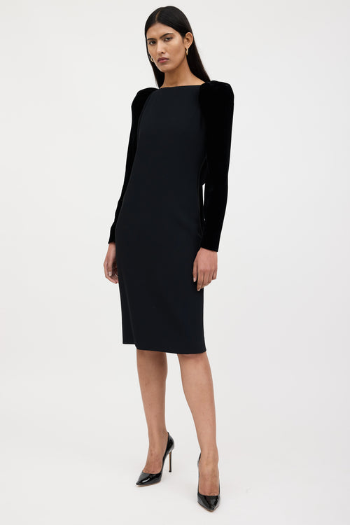 Tom Ford Velvet Padded Dress