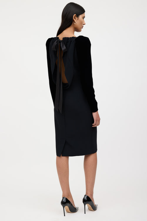 Tom Ford Velvet Padded Dress