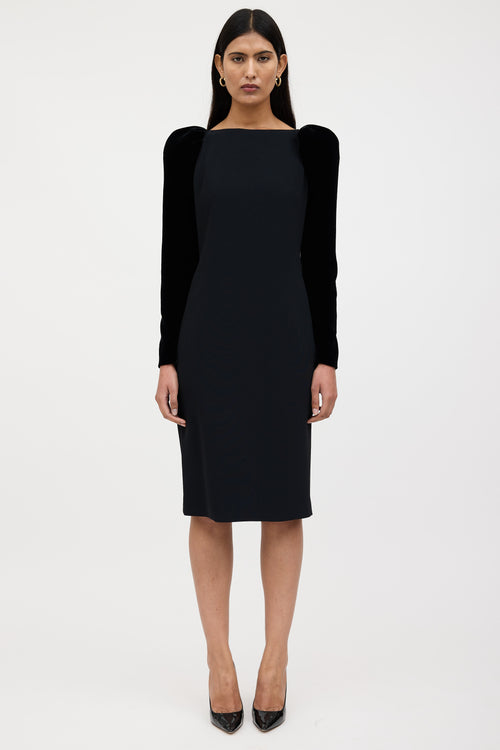 Tom Ford Velvet Padded Dress