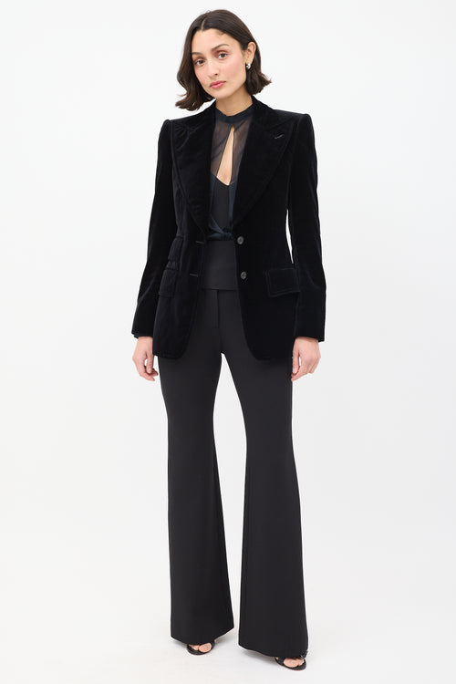 Tom Ford Black Velvet Tuxedo Blazer