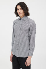Tom Ford Black & White Check Shirt