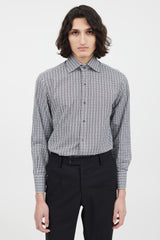 Tom Ford Black & White Check Shirt