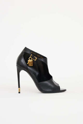 Tom Ford Padlock Peep Toe Heel