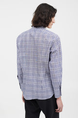 Tom Ford Blue & White Check Shirt