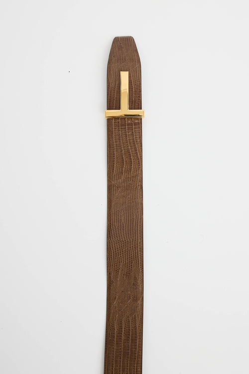 Tom Ford Reversible T Belt