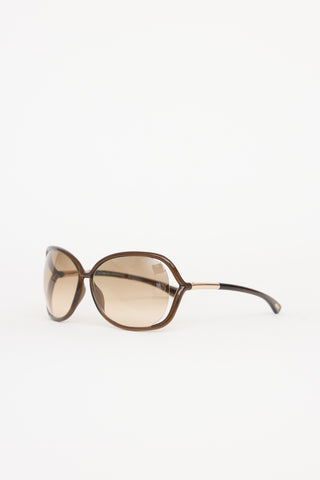Tom Ford Raquel Oval Sunglasses