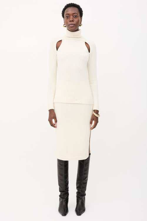 Tom Ford Cashmere Cut Out Turtleneck Sweater