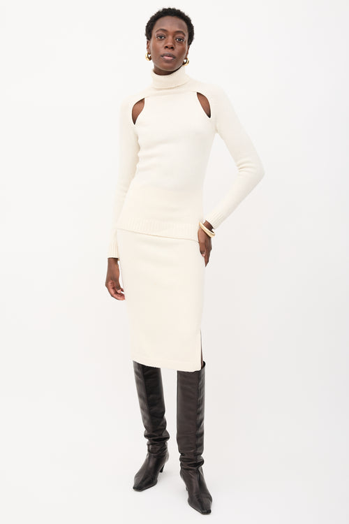 Tom Ford Cashmere Cut Out Turtleneck Sweater