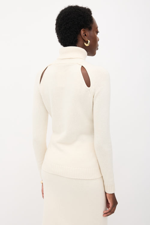 Tom Ford Cashmere Cut Out Turtleneck Sweater