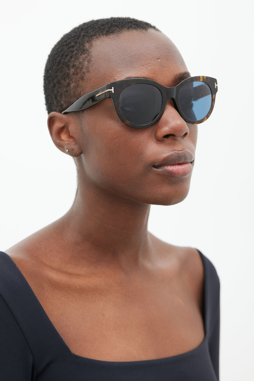 Tom Ford Dark Tortoise Lou Sunglasses