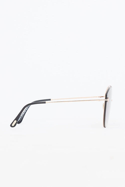 Tom Ford Evangeline Round Sunglasses