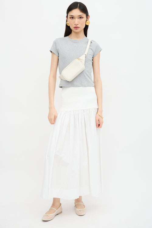 Grained Leather Belt Bag