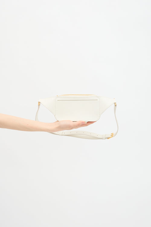 Grained Leather Belt Bag