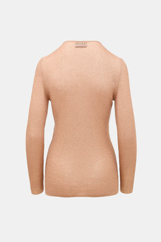 Tom Ford Lamé Cashmere Top