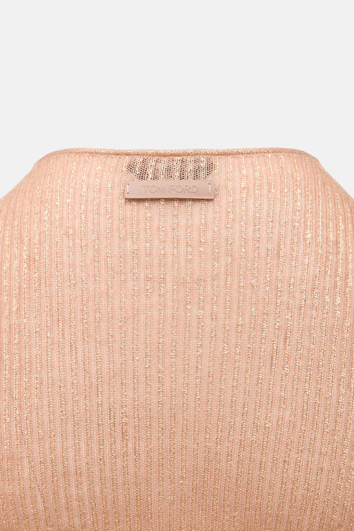 Tom Ford Lamé Cashmere Top