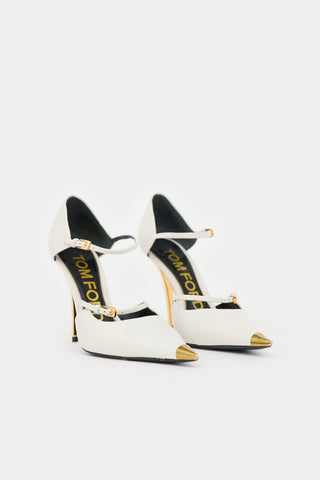 Tom Ford Leather D'Orsay Heel