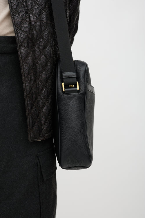 Tom Ford Leather Messenger Bag