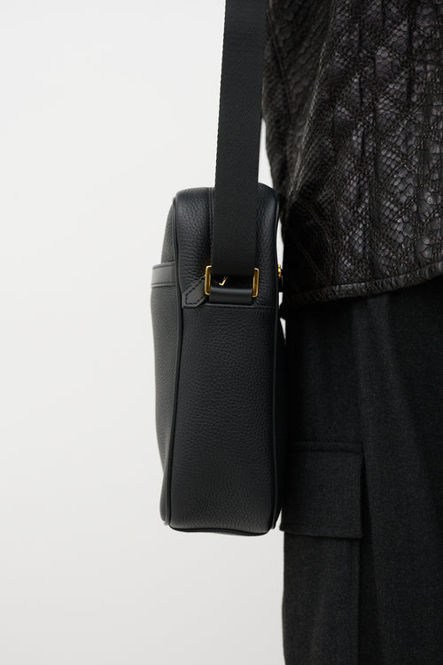 Tom Ford Leather Messenger Bag