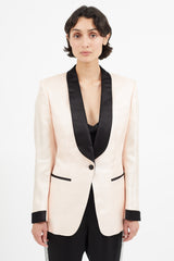 Tom Ford Pink & Black Shawl Blazer