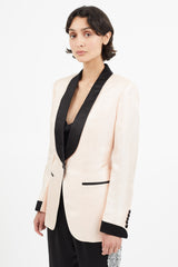 Tom Ford Pink & Black Shawl Blazer