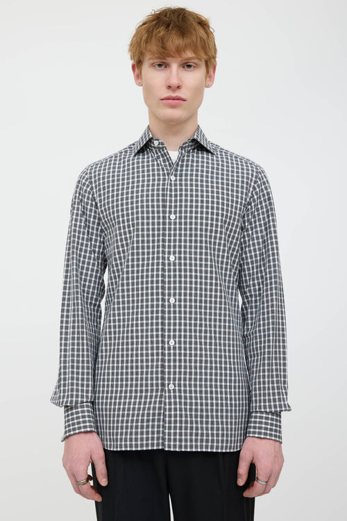 Tom Ford Plaid Dress Shirt