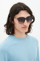 Tom Ford Purple & Silver TF436F Ombre Sunglasses