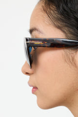 Tom Ford Brown Marble TF741 Lou Sunglasses