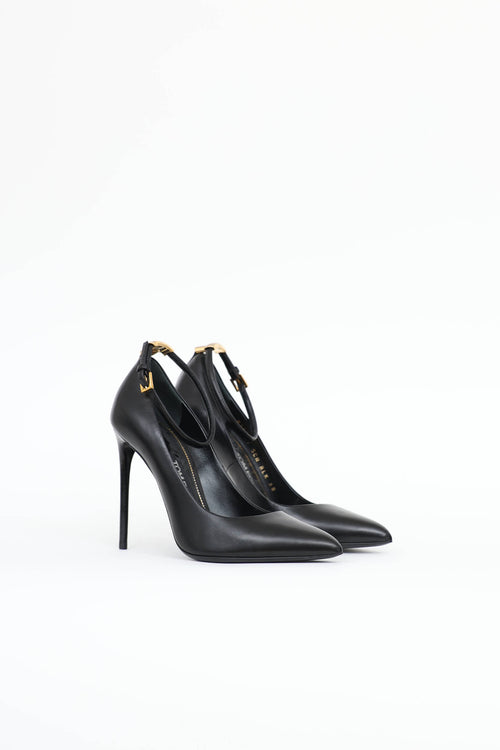 Tom Ford Padlock Pointy Naked Sandal