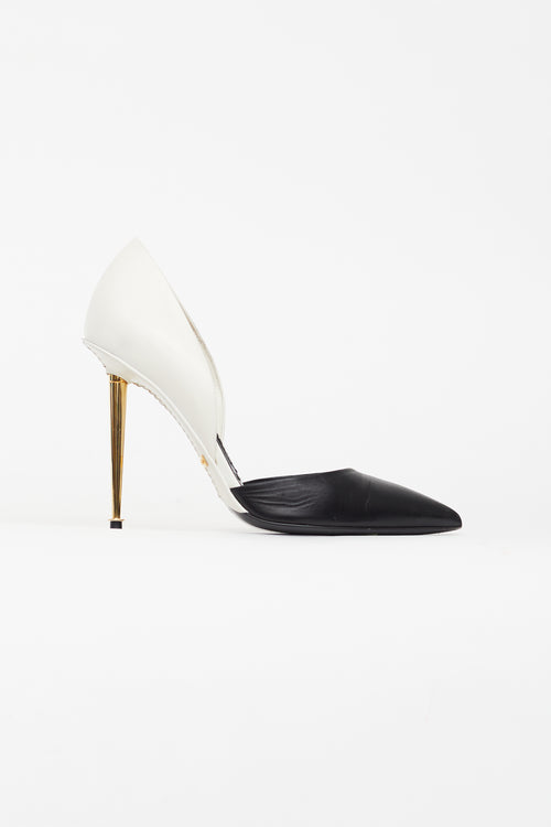 Tom Ford Black & White D'Orsay Pump