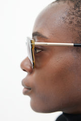 Tom Ford Brown & Gold TF435 Round Sunglasses