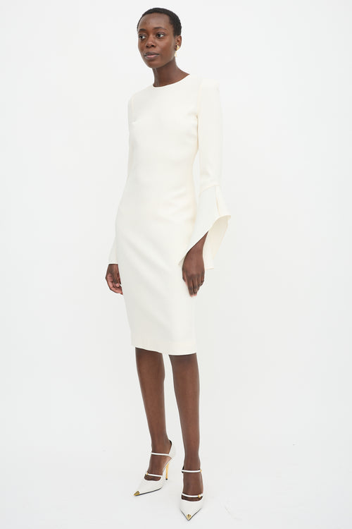 Tom Ford Extended Cuff Sheath Dress