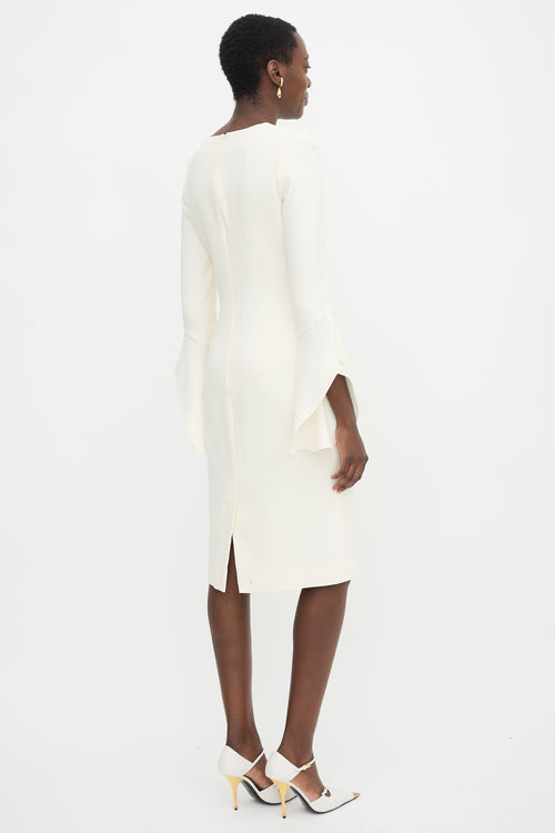 Tom Ford Extended Cuff Sheath Dress