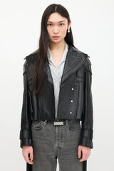 Tom Ford FW 2013 Leather Fringe Jacket