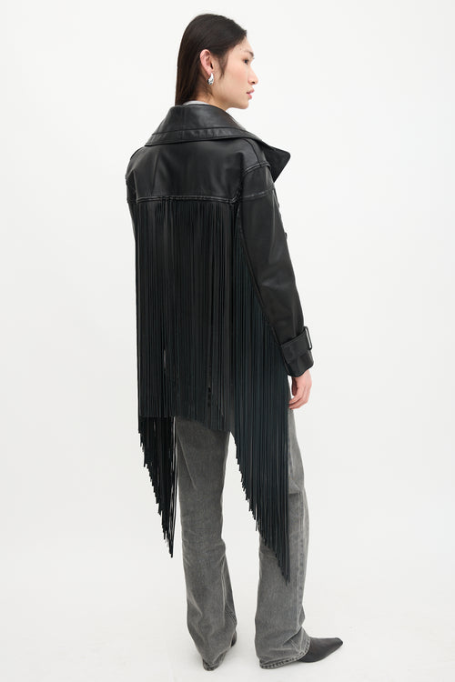 Tom Ford FW 2013 Leather Fringe Jacket