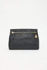 Tom Ford Grained Leather Large Alix Clutch