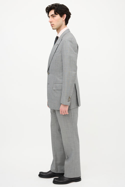 Tom Ford Three Piece Herringbone Suit