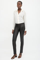 Tom Ford Leather Slim Trouser