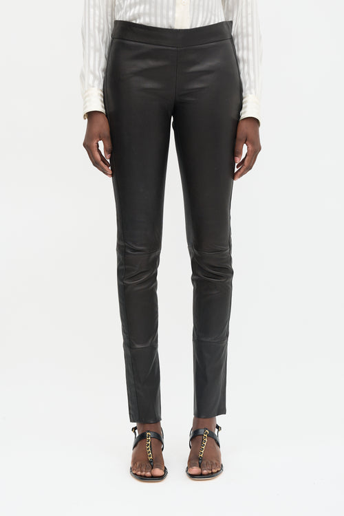 Tom Ford Leather Slim Trouser