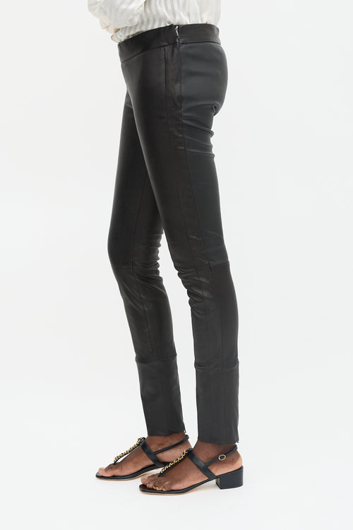 Tom Ford Leather Slim Trouser