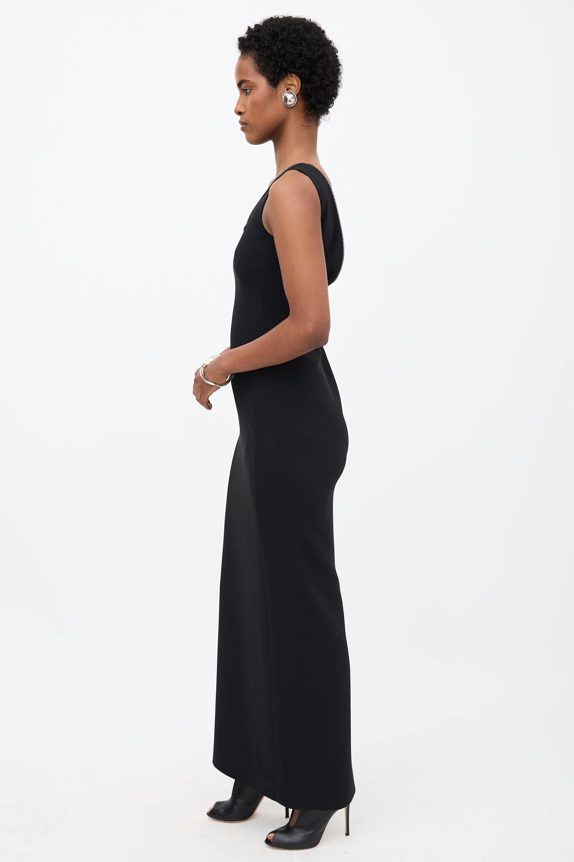 Tom Ford // One Shoulder Zip Dress VSP Consignment Tom Ford // One Shoulder Zip Dress VSP Consignment