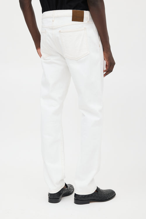 Tom Ford Pleated Tapered Leg Jeans