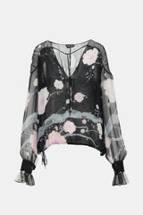 Tom Ford Resort 2015 Silk Chiffon Blouse