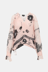 Tom Ford Resort 2015 Silk Chiffon Blouse