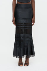 Tom Ford Ribbon Crochet Maxi Skirt